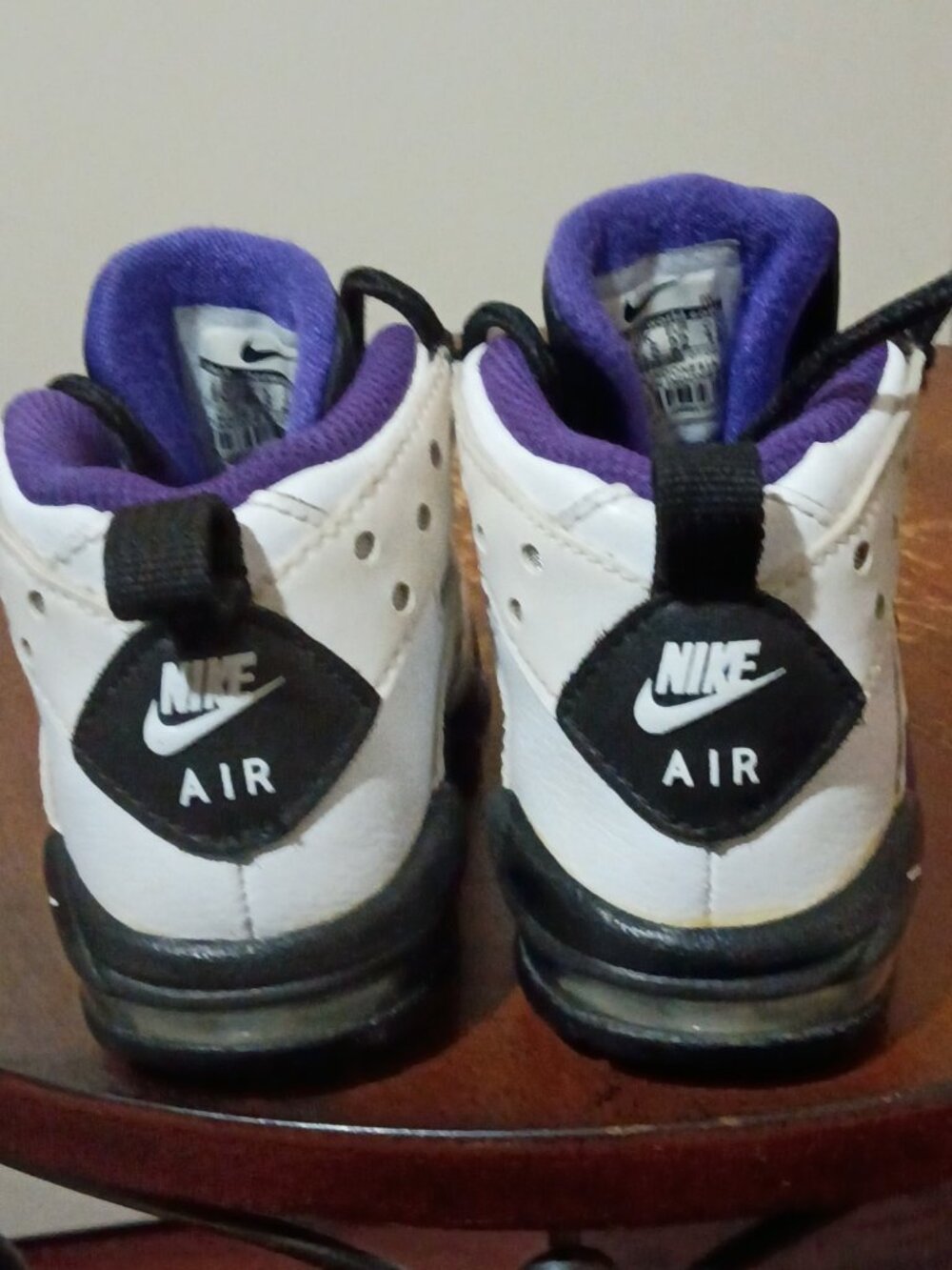 Nike Air Max CB94 Shoes Baby Toddler Size 6C White Black Purple 408886-105 - Picture 10 of 13